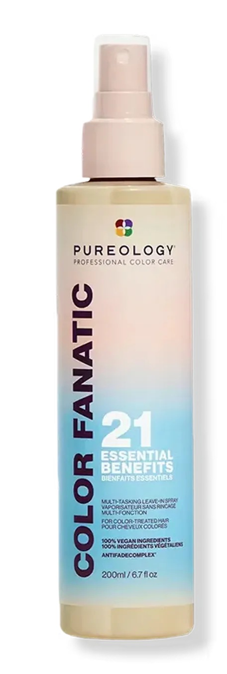 Shop 1 Pureology Color Fanatic 21 Benefits leave-in treatment spray for color-treated hair.