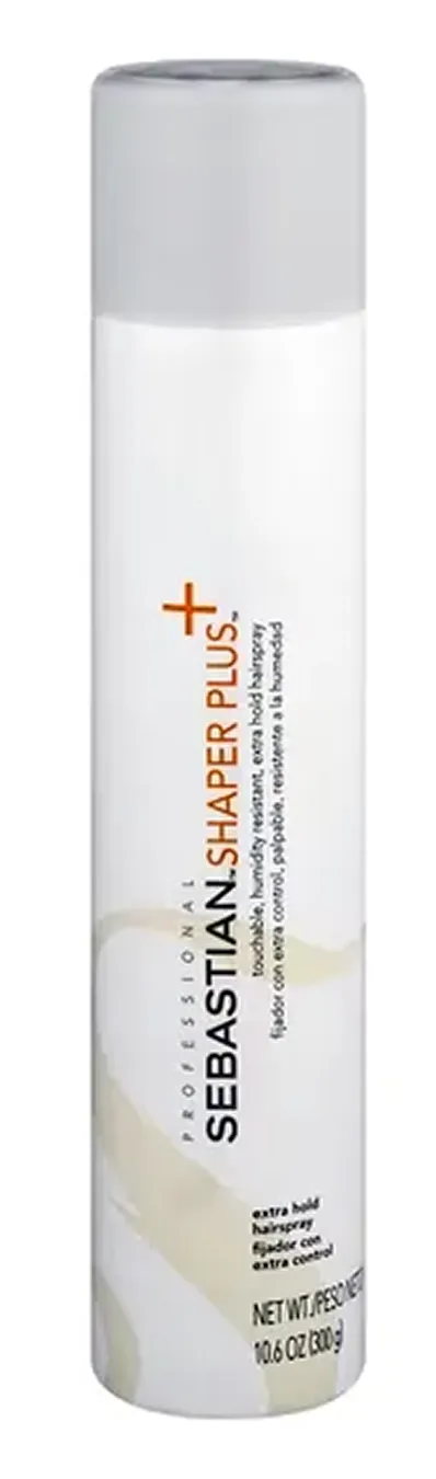 Shop 7 Sebastian Shaper Plus extra hold hairspray with humidity and frizz resistance.